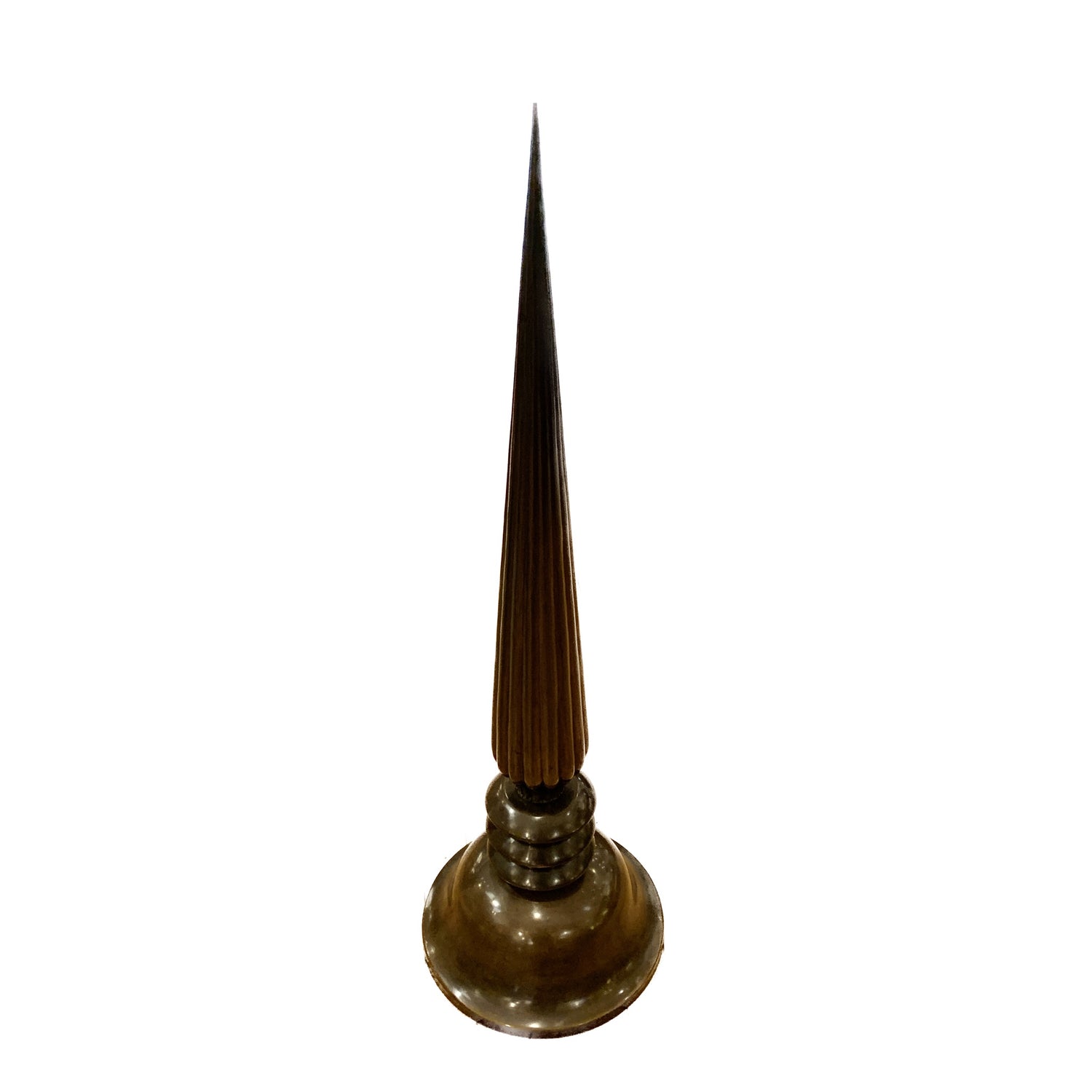 Bronze  Finished Finial, 39.5"h
