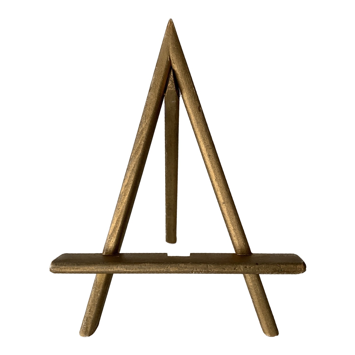 Gold Painted Wood Easel