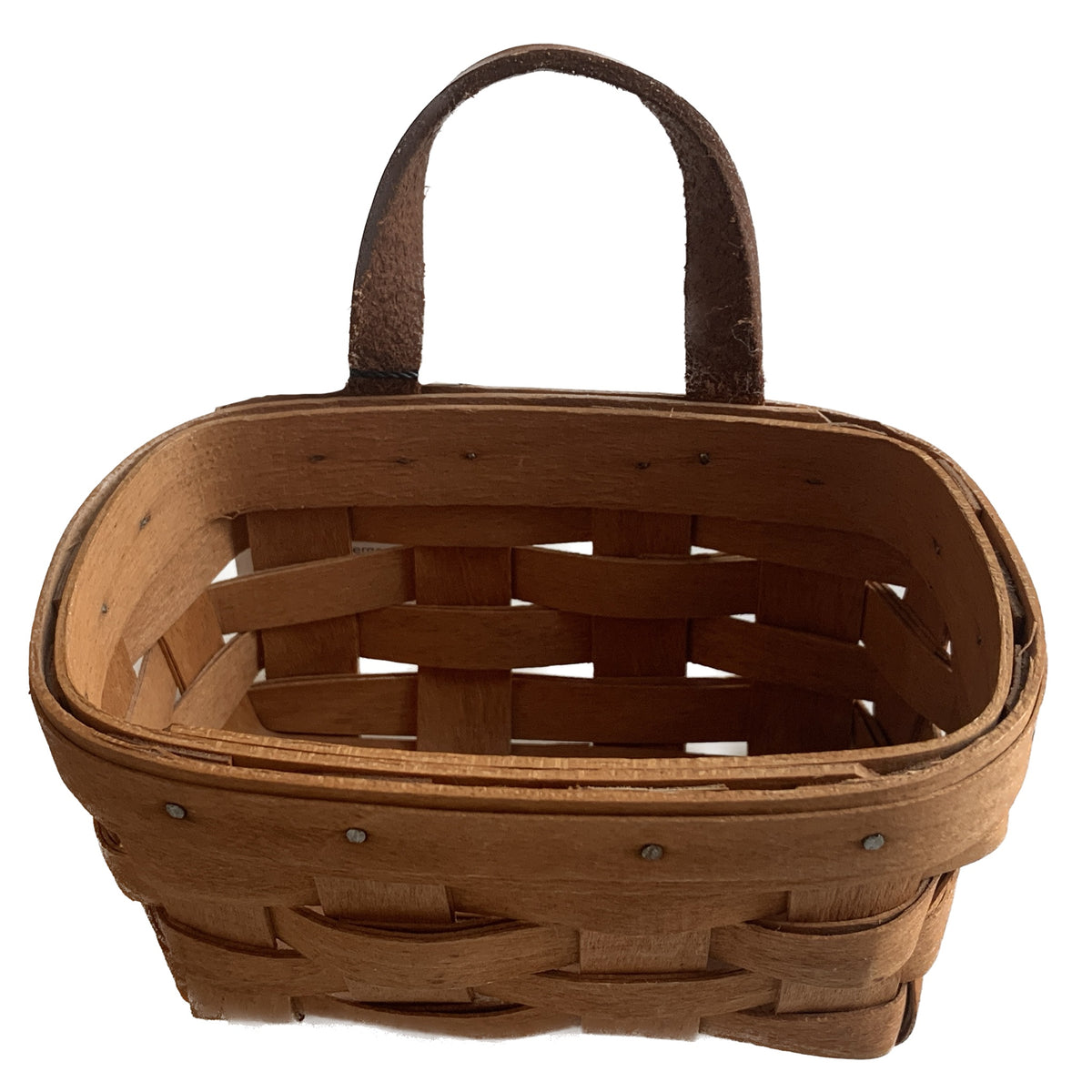 longaberger tobacco basket With Lid, 11.5x12x7.5 bringing warmth longaberger tobacco basket Deep Brown