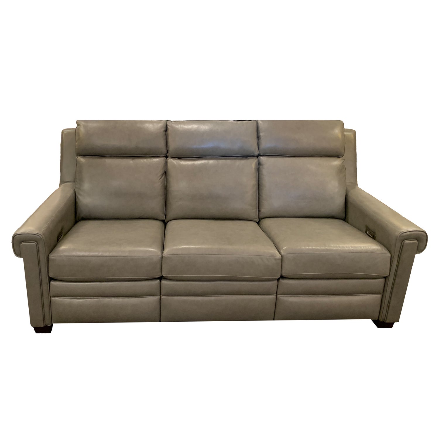 McKinley Whitley Zero Wall Reclining Sofa with Power - Tippy Fair Island Sage