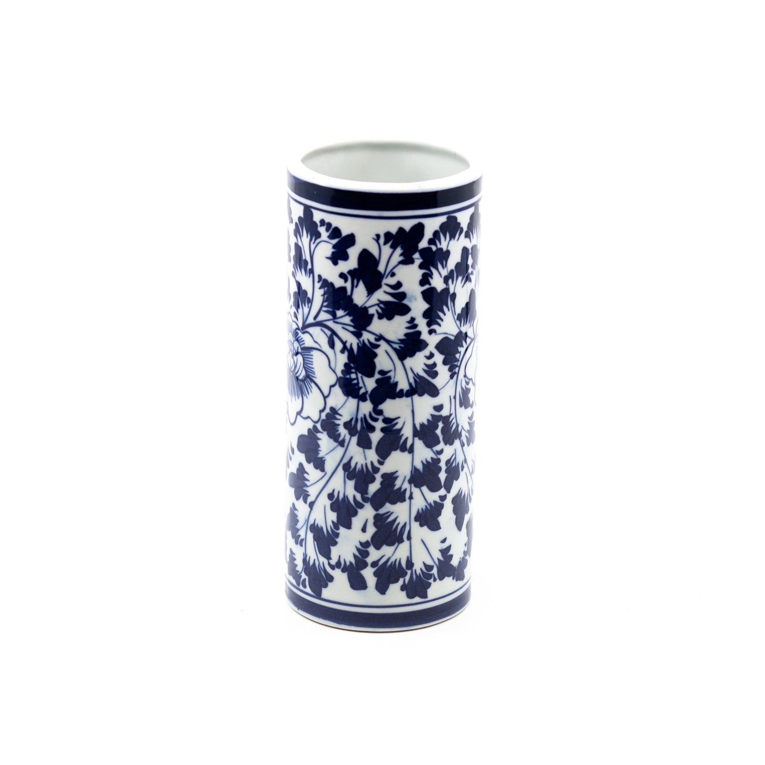 Blue + White Vase