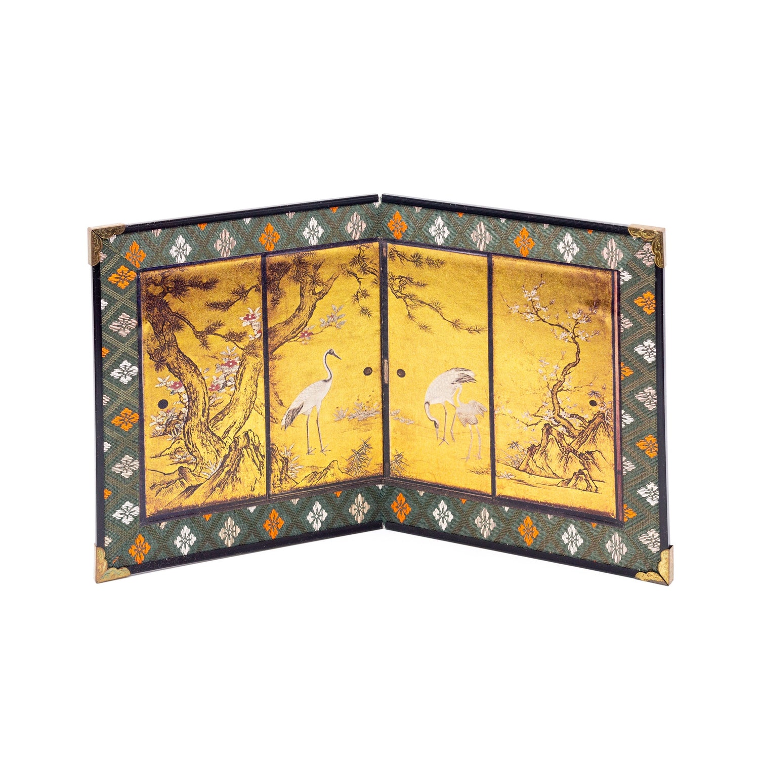 Folding Screen, Cranes