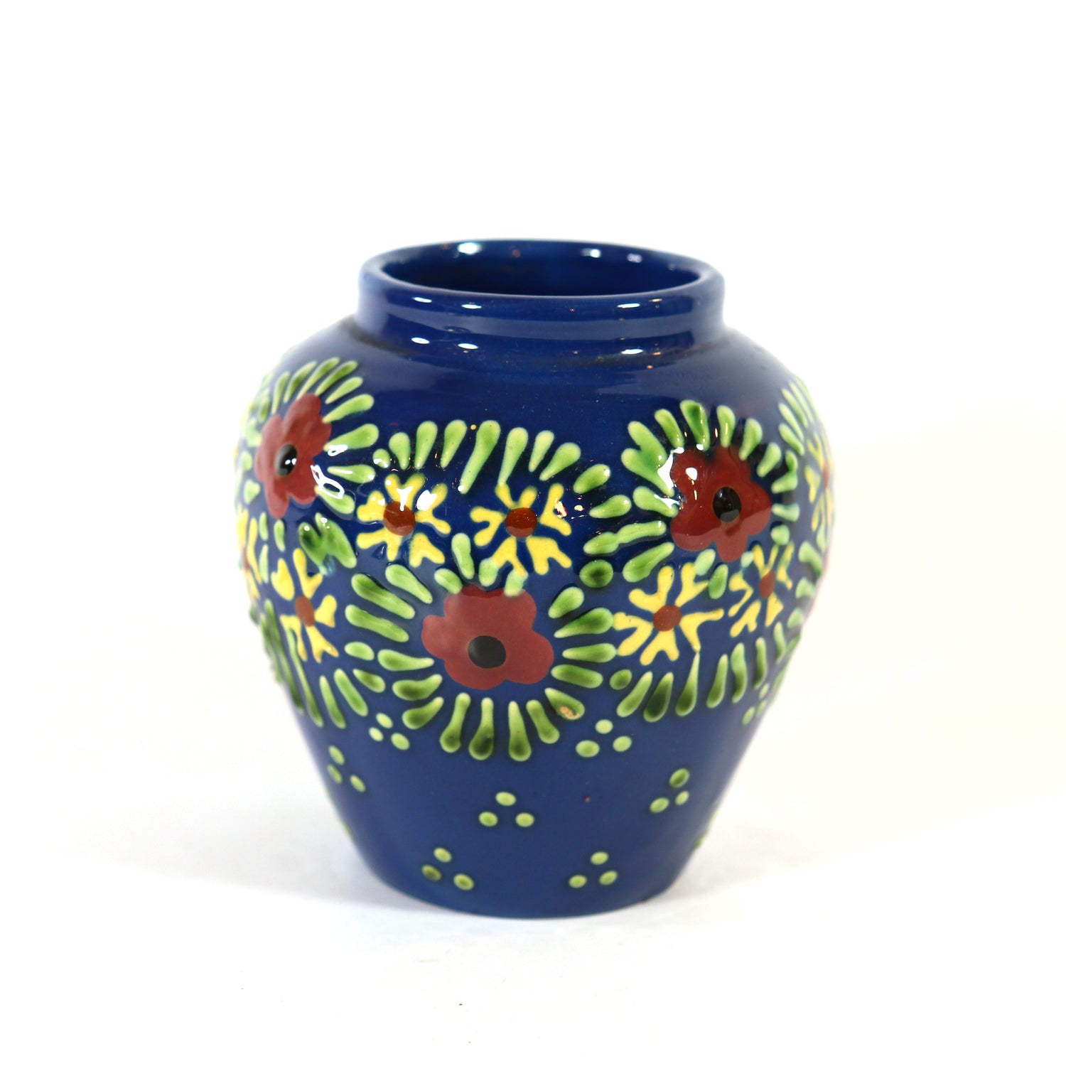 Anton Lang Vase, Flower Motif, ca. 1920